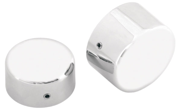 DRAG SPECIALTIES Die-cast Aluminum Rear Axle Caps - Chrome