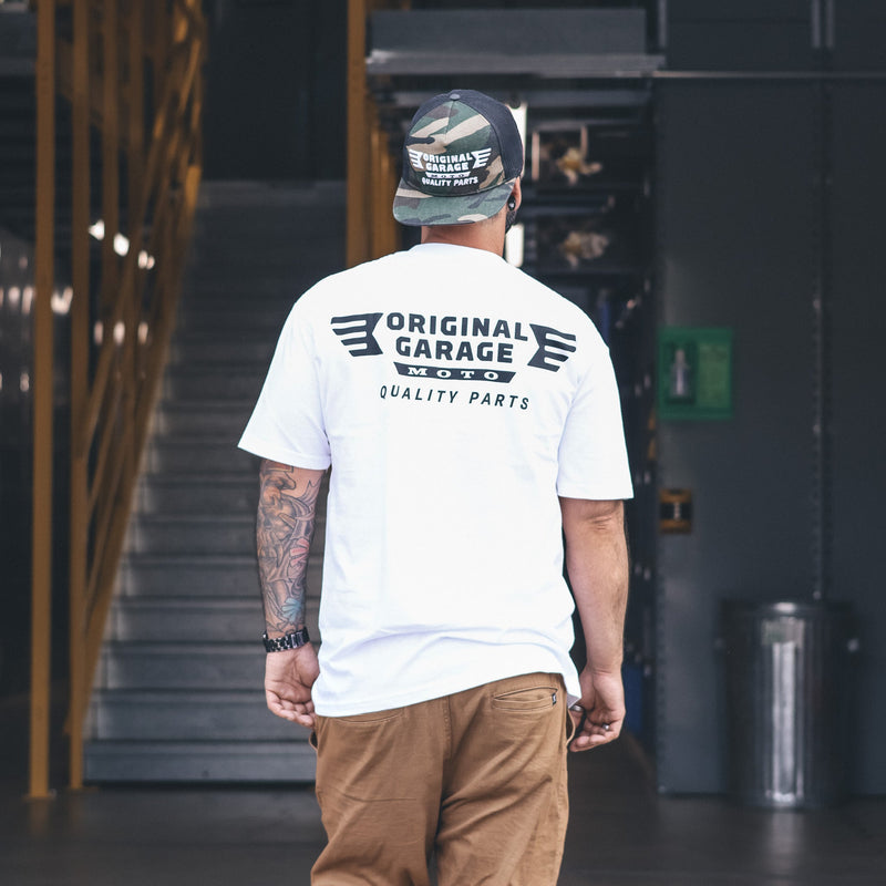 OG Quality Parts Tee - Short Sleeve - White