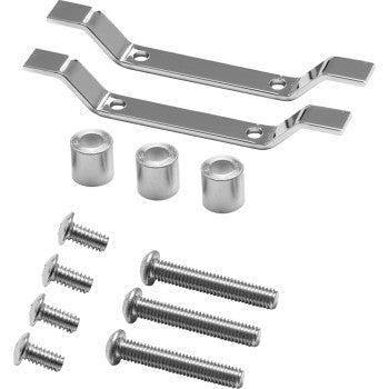 SADDLEMEN Sissy Bar Pad - 6-1/2" x 6-1/2" - Gravestone