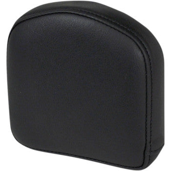 SADDLEMEN Gravestone Sissy Bar Pad - 6-1/2" x 6-1/2" - Renegade / Pro Tour / Profiler - Black