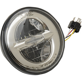 DRAG SPECIALTIES Headlamp - Reflector Style - 5-3/4" - LED - Chrome