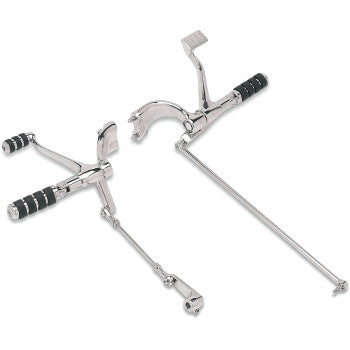 DRAG SPECIALTIES Forward Control Kit - Standard - Chrome - XL '04-'13