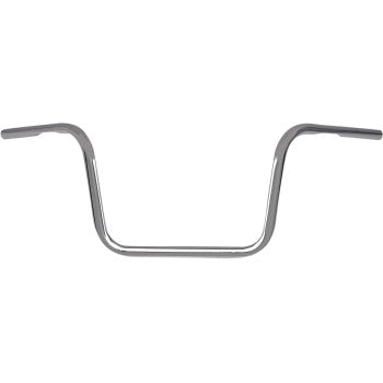 DRAG SPECIALTIES 1" Touring Handlebar - Ape Hanger - 10" - TBW - Chrome