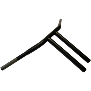 DRAG SPECIALTIES 1-1/4" Buffalo T-Bar - 12" - Flat Black