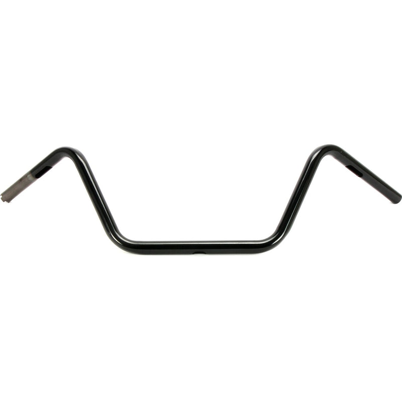 DRAG SPECIALTIES 1" Handlebar - Buckhorn Mid - TBW - Gloss Black