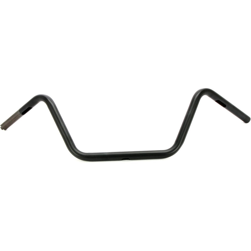 DRAG SPECIALTIES 1" Handlebar - Buckhorn Mid - TBW - Flat Black