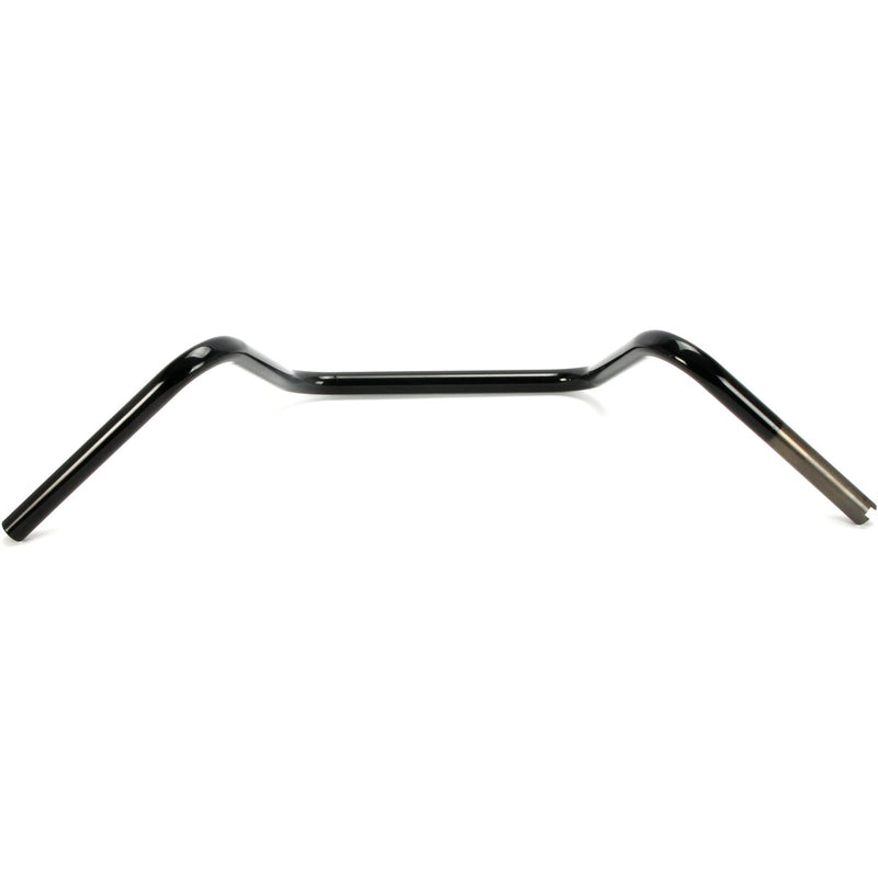 DRAG SPECIALTIES 1" Handlebar - Wide Ape - 12" - TBW - Gloss Black