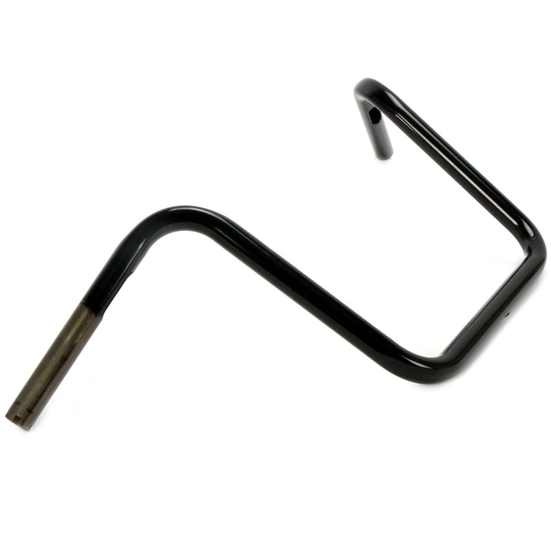 DRAG SPECIALTIES 1" Handlebar - Wide Ape - 12" - TBW - Gloss Black