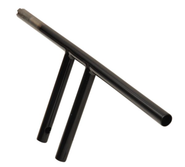 DRAG SPECIALTIES 1" Zero T-Bar Straight Handlebar - 8" - Gloss Black