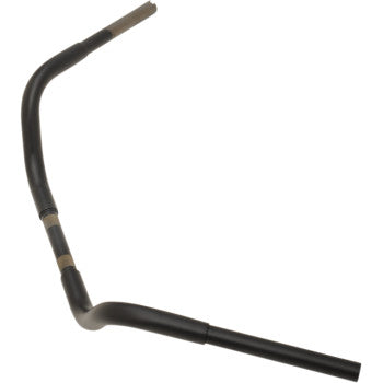 DRAG SPECIALTIES 1-1/4" Handlebar - Buffalo - 4-1/4" - TBW - Flat Black - FLHR