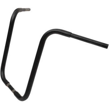 DRAG SPECIALTIES 1-1/4" Buffalo Handlebar - 18" - TBW - Flat Black - FLH / FLT '08-'14