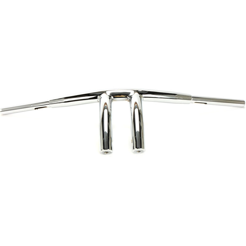 DRAG SPECIALTIES 1-1/2" Big Buffalo Radius T-Bar Pullback Handlebar - 8" - Chrome