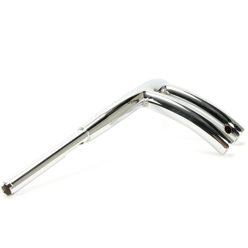 DRAG SPECIALTIES 1-1/2" Big Buffalo Radius T-Bar Pullback Handlebar - 8" - Chrome