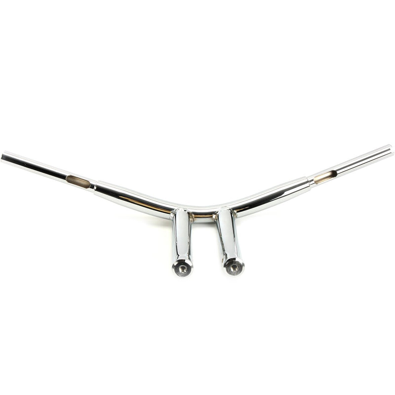 DRAG SPECIALTIES 1-1/2" Big Buffalo Radius T-Bar Pullback Handlebar - 8" - Chrome