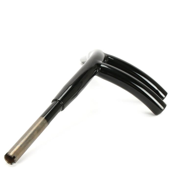 DRAG SPECIALTIES 1-1/2" Big Buffalo Radius T-Bar Pullback Handlebar - 8" - Gloss Black