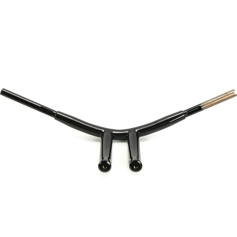 DRAG SPECIALTIES 1-1/2" Big Buffalo Radius T-Bar Pullback Handlebar - 8" - Gloss Black
