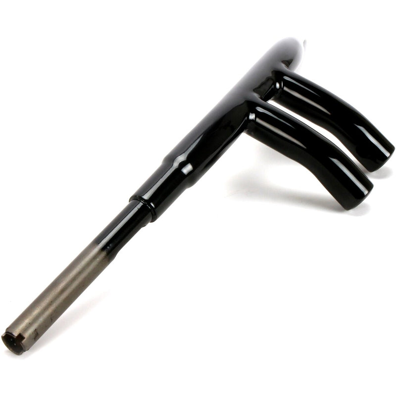 DRAG SPECIALTIES 1-1/2" Big Buffalo Chopper T-Bar Pullback Handlebar - 5" - Gloss Black