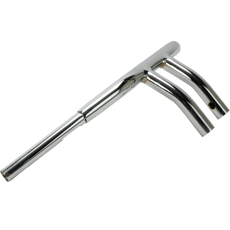 DRAG SPECIALTIES 1-1/4" Buffalo T-Bar Pullback Handlebar - 6" - Chrome