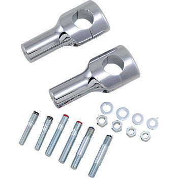 DRAG SPECIALTIES Big Buffalo Handlebar Risers - 4" - Chrome