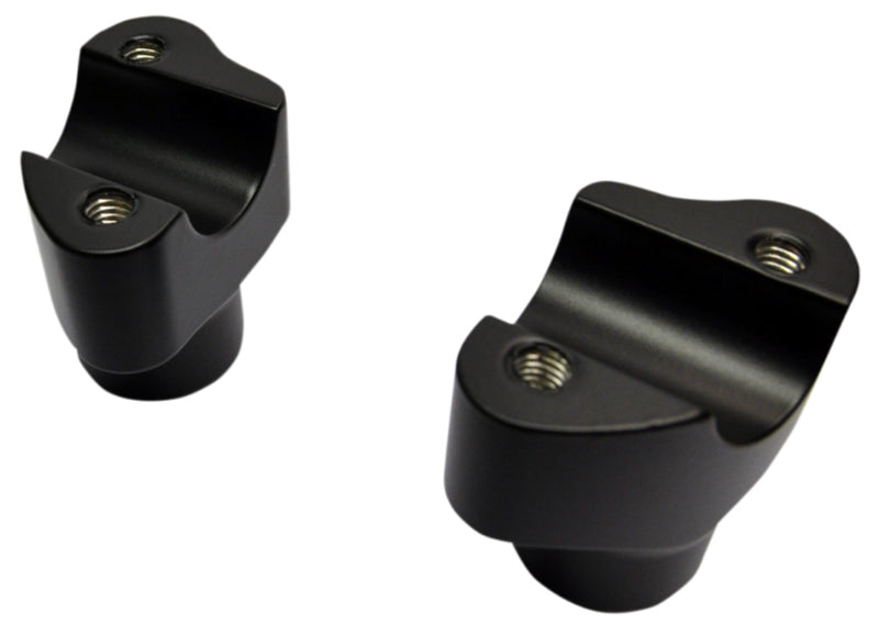 DRAG SPECIALTIES Buffalo Billet Aluminum Handlebar Riser - Flat Black - 1-1/2"