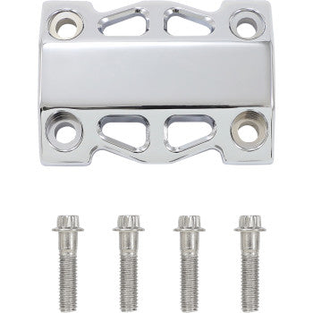 LA CHOPPERS Performance Risers - Straight - 1" Clamping - Chrome