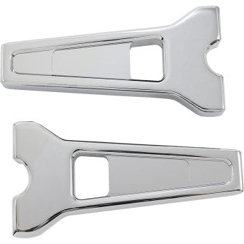 LA CHOPPERS Performance Risers - Straight - 1" Clamping - Chrome