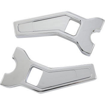 LA CHOPPERS Performance Risers - Pullback - 1.25" Clamping - Chrome