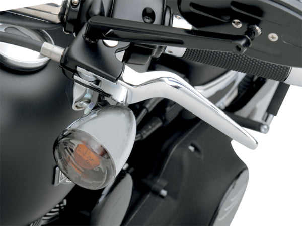 DRAG SPECIALTIES Custom Wide Blade Brake / Clutch Lever Set - Chrome