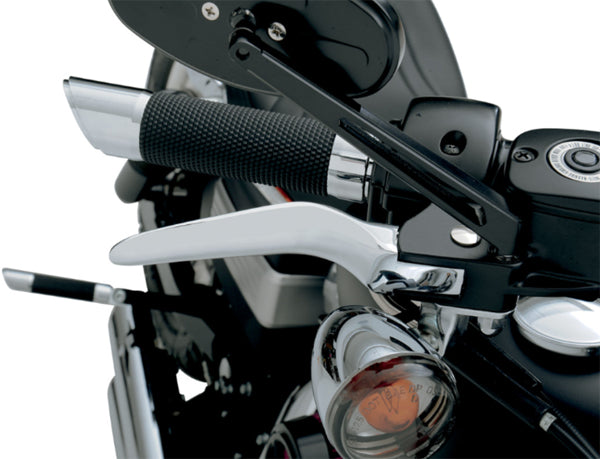 DRAG SPECIALTIES Custom Wide Blade Brake / Clutch Lever Set - Chrome