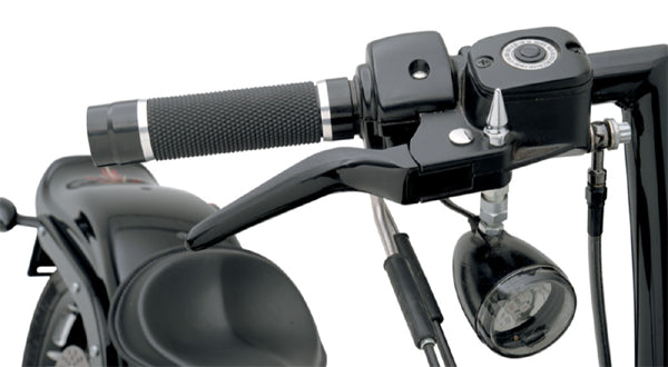 DRAG SPECIALTIES Custom Wide Blade Brake / Clutch Lever Set - Black