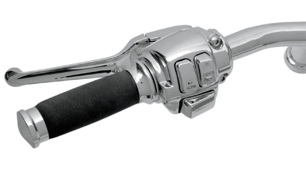 DRAG SPECIALTIES Replacement Handlebar Controls Assembly with Switches - Chrome - 11/16"