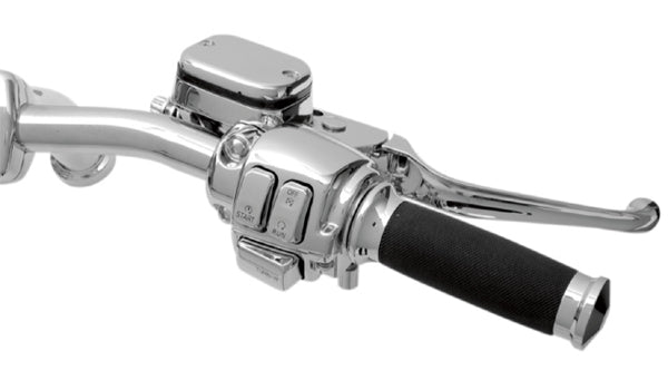 DRAG SPECIALTIES Replacement Handlebar Controls Assembly with Switches - Chrome - 9/16"