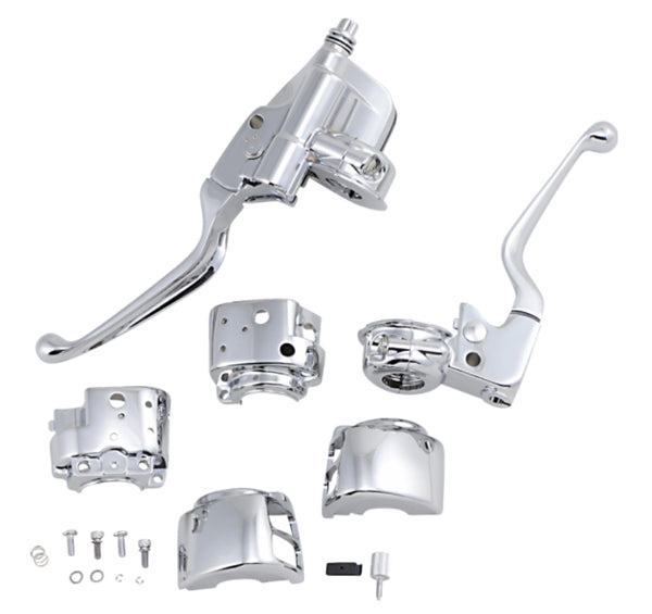 DRAG SPECIALTIES Replacement Handlebar Controls Assembly - Chrome - 9/16"