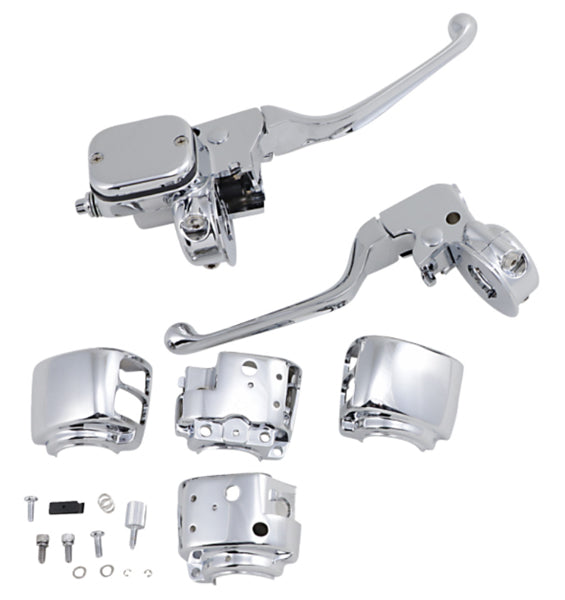 DRAG SPECIALTIES Replacement Handlebar Controls Assembly - Chrome - 11/16"