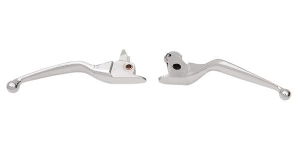DRAG SPECIALTIES Wide Blade Brake / Clutch Lever Set - Chrome