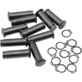 DRAG SPECIALTIES Replacement Brake / Clutch Lever Pivot Pins - Black - 10 Pack