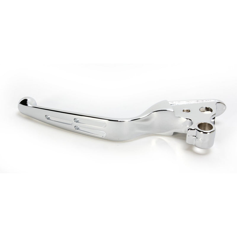 DRAG SPECIALTIES Replacement Slotted Wide Blade Clutch Lever - Chrome - Mechanical