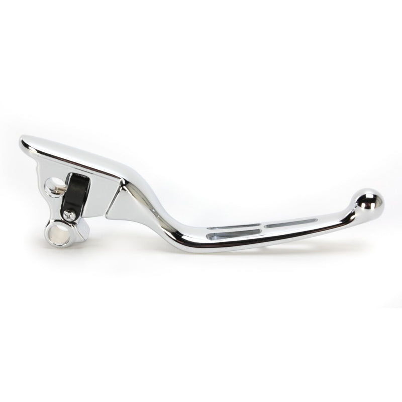 DRAG SPECIALTIES Replacement Slotted Wide Blade Clutch Lever - Chrome - Mechanical