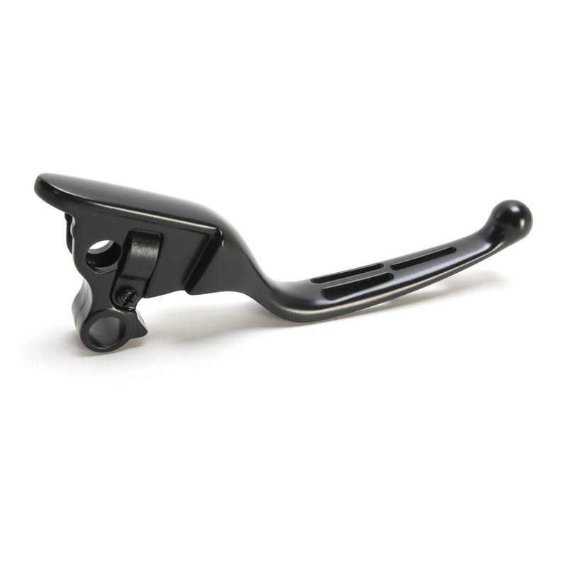 DRAG SPECIALTIES Replacement Slotted Wide Blade Clutch Lever - Matte Black - Mechanical