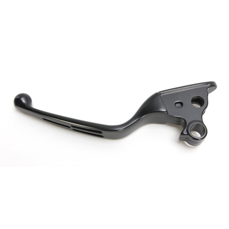 DRAG SPECIALTIES Replacement Slotted Wide Blade Clutch Lever - Matte Black - Mechanical