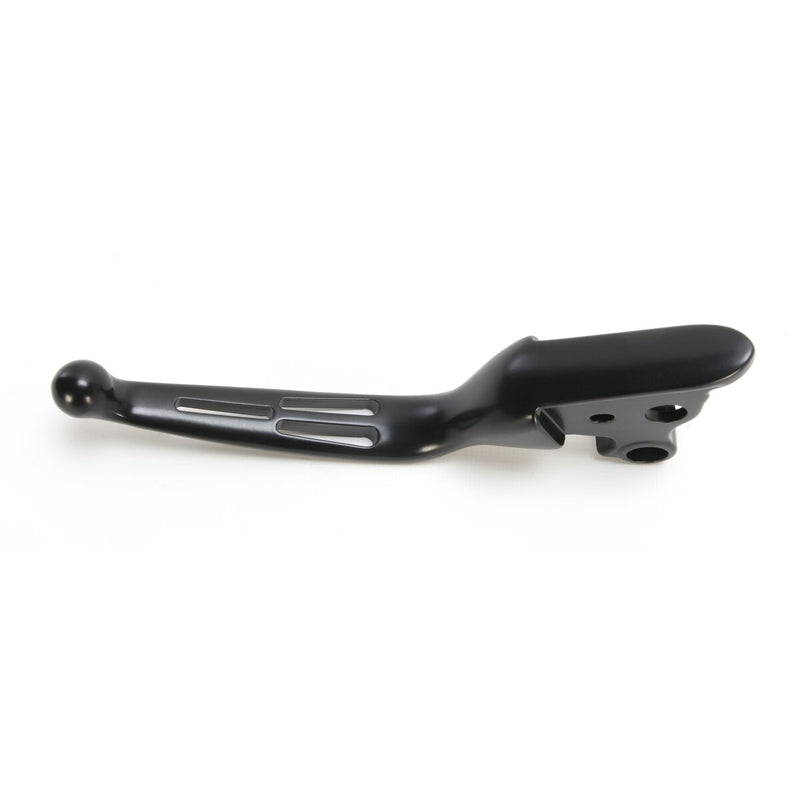 DRAG SPECIALTIES Replacement Slotted Wide Blade Clutch Lever - Matte Black - Mechanical