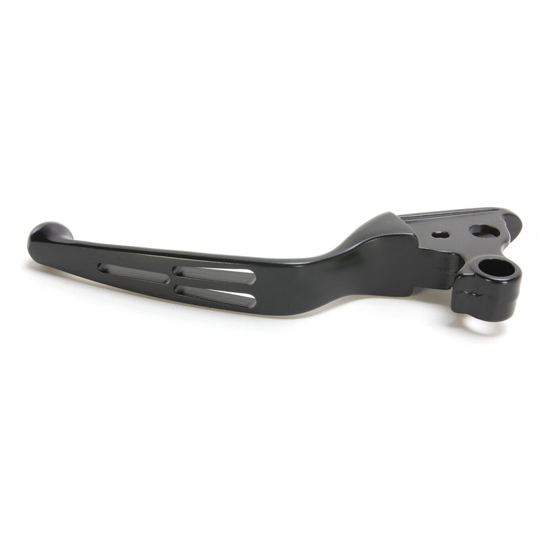 DRAG SPECIALTIES Replacement Slotted Wide Blade Clutch Lever - Matte Black - Mechanical