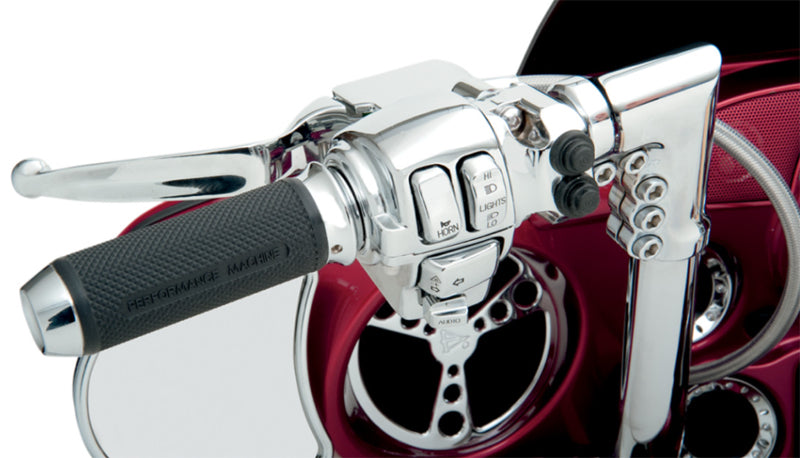 DRAG SPECIALTIES Replacement Handlebar Switch Caps with Radio/Cruise Control - Chrome