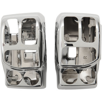 DRAG SPECIALTIES Handlebar Switch Housing Kit - Chrome - Touring '14-'25