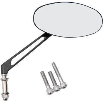 DRAG SPECIALTIES Stealth I Mirror - Oval - 4-3/4" Stem