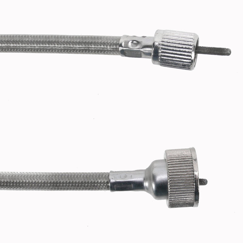DRAG SPECIALTIES Replacement Transmission Drive Speedometer Cable - Braided Stainless Steel - 53"