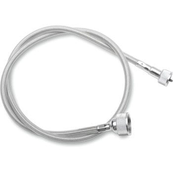 DRAG SPECIALTIES Replacement Front-Wheel Drive Speedometer Cable - Braided Stainless Steel - 40"