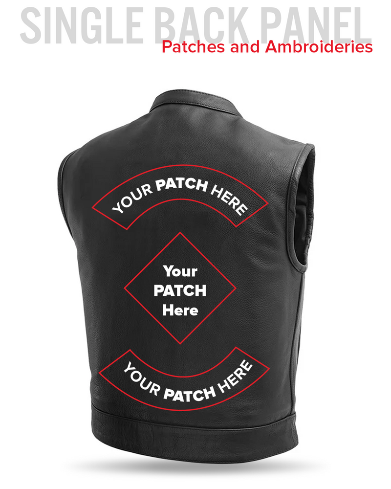 Lowrider Men's Motorcycle Leather Vest