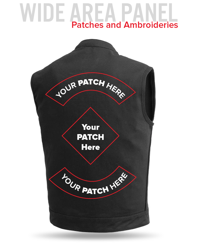 Havoc Men's Motorcycle Twill Vest