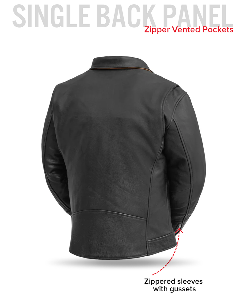 Arnold Men's Motorcycle Leather Jacket